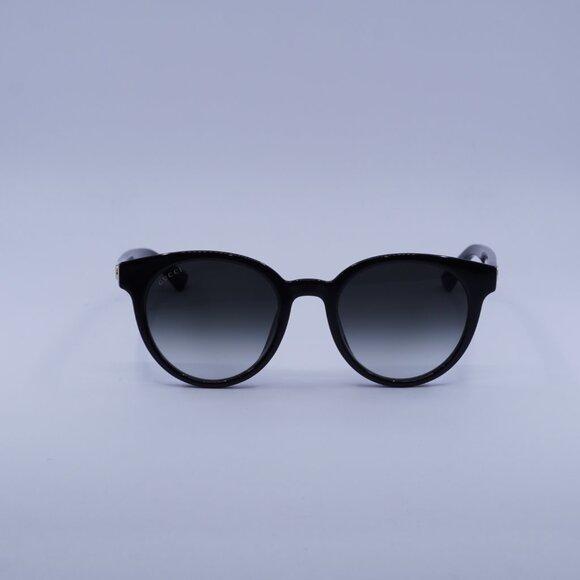 Gucci GG0638SK 001 Sunglasses Black Round Frame, Grey Lenses main image 8
